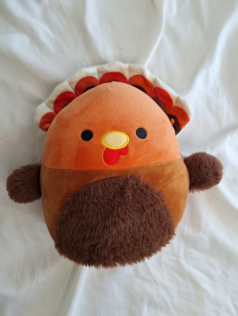 Squishmallow Thanksgiving Turkey Plushie Stuffed Animal Toy
